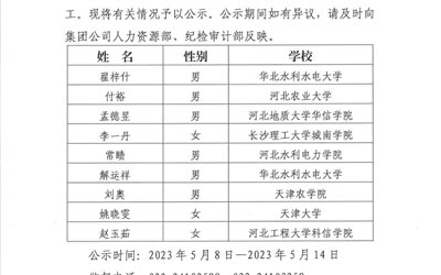North China Water Conservancy and Hydropower Engineering 토토 결과 Co., Ltd.의 새로운 대학 졸업생을위한 후보자 채용